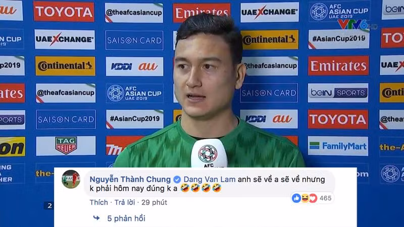 Cơn sóng "Anh sẽ về" của Văn Lâm rõ ràng đã lan ra toàn đội tuyển Việt Nam.