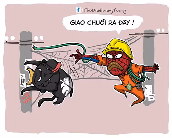 Mới đây, "cha đẻ" của nhân vật hư cấu Thổ Dân Hoang Tưởng đã trình làng với cư dân mạng bộ tranh khá hài hước mang tên " khi các siêu anh hùng Marvel đến Việt Nam".
