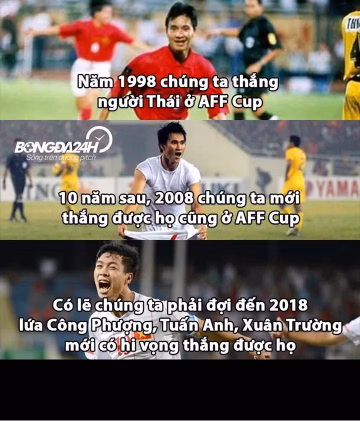 Phải đợi đến 2018 lứa Xuân Trường, Công Phượng mới có thể hy vọng đánh bại người Thái.