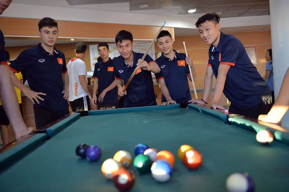 Bi-a và bóng bàn là hai môn thể thao được nhiều tuyển thủ Futsal Việt Nam lựa chọn sau mỗi giờ rời xa sân đấu.