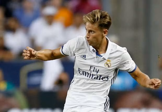 Cầu thủ Real nào được quan tâm nhiều nhất trong hè này? Không phải những siêu sao như Ronaldo, Bale mà cầu thủ trẻ Marcos Llorente mới là người nhận được sự quan tâm đặc biệt trong kỳ chuyển nhượng hè. Theo tờ Marca, có đến 20 CLB liên hệ với Real Madrid để hỏi mua hoặc mượn Marcos Llorente, nhiều nhất so với các cầu thủ khác của Los Blancos. Ảnh: RMFC