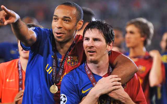 Xếp thứ 5 là Thierry Henry với 50 bàn khi thi đấu trong màu áo của 3 CLB tại Champions League là Monaco, Arsenal, Barcelona.