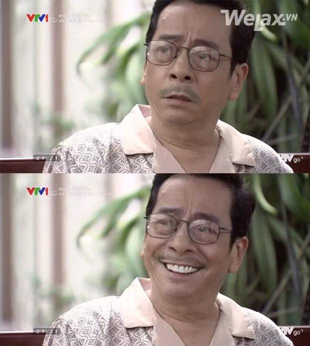Nhưng vẫn chưa là gì so với điệu cười như quảng cáo kem đánh răng này của bố chồng chị Thư