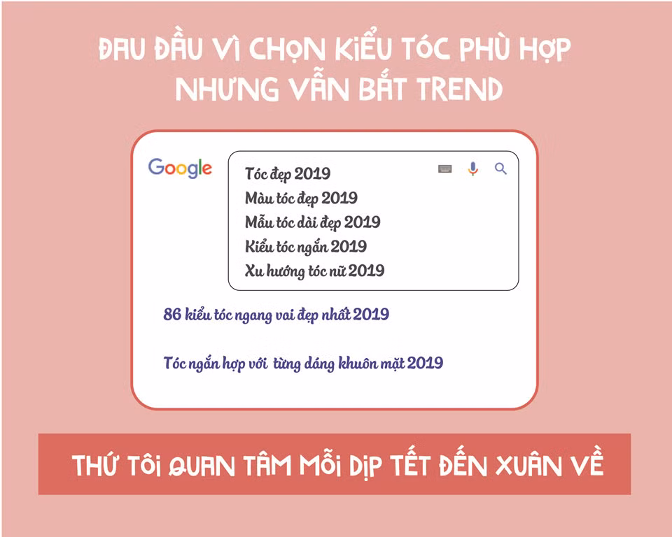 Tuy nhiên, chỉ thời gian và tiền bạc thôi chưa đủ để có mái tóc hoàn hảo. Trước mỗi lần đi làm tóc, phái đẹp lại phải tự bổ túc, cập nhật kiến thức, xu hướng mới nhất theo cách này.
