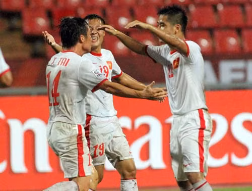 Tại AFF Cup 2016 trên sân nhà của Myanmar, đội tuyển Việt Nam có chiến thắng 2-1.
