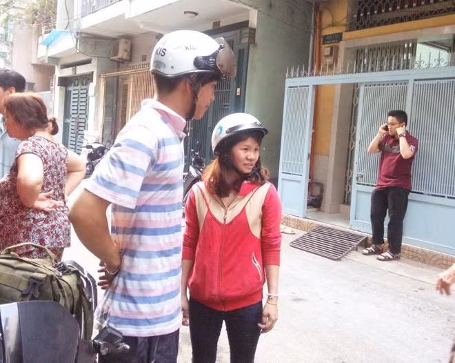 Cường trở lại căn nhà ở trọ ngay sau khi xuất viện. Ảnh: Ngân Giang.