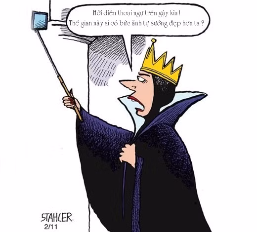 Phù thủy ngày nay thay gương thần bằng smartphone.
