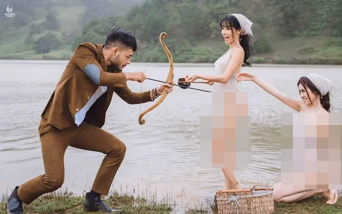 "Sáng sớm nhìn thấy cảnh này của ê-kíp quay mấy ngày qua. Ai cho phép bẻ thông vậy? Á hậu hẳn hoi đó nha, Á hậu Thư Dung. Mọi người lên án mạnh vào hành động này. Mình biết chắc chắn rằng ê-kíp này khi quay không xin phép, rồi bẻ thông…". Một thành viên khác trên mạng xã hội bày tỏ quan điểm của mình.