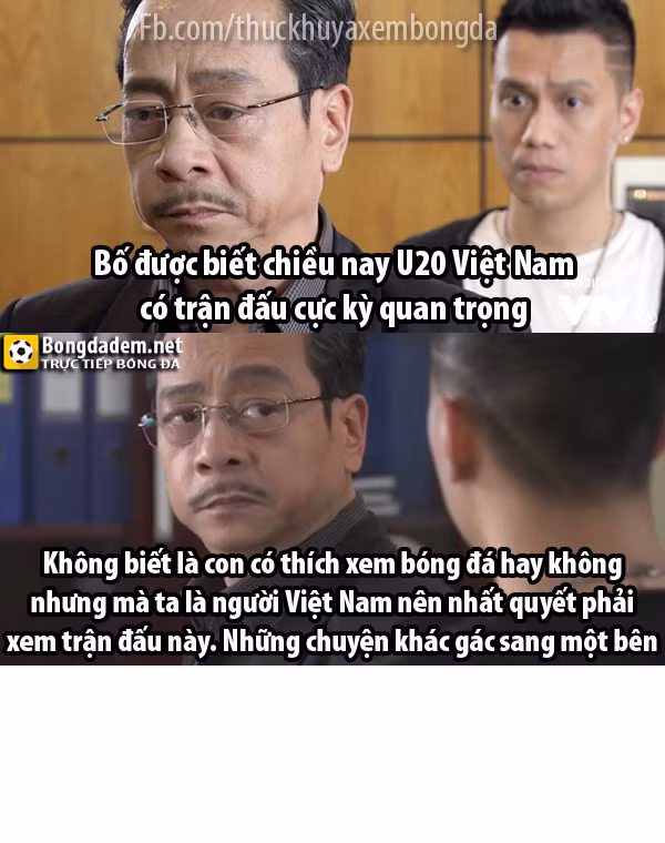 Khi gia đình Phan Thị ủng hộ U20 Việt Nam.