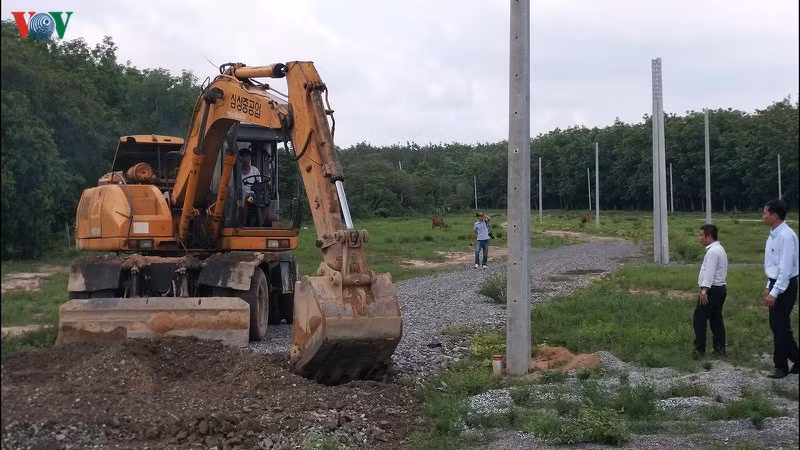 Trước đó khu đất khu đất này đã hoàn thiện hạ tầng, giao thông.