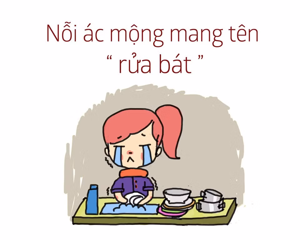 Không gì đáng sợ hơn khi phải nhúng tay vào nước lạnh và cọ rửa chồng bát đĩa "chất cao như núi" mỗi lần ăn cỗ xong.