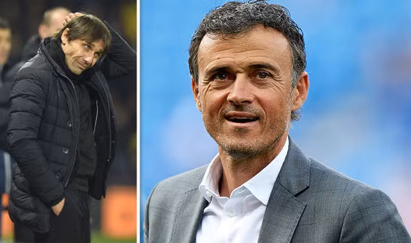 Tin chuyển nhượng bóng đá từ Express, HLV Conte bị sa thải ngay sau trận thua của Chelsea và người thay thế ông rất có thể là Luis Enrique. Ảnh: Express