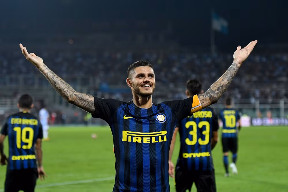 Newcastle tạo sốc trên thị trường chuyển nhượng: Theo Don Balon, Benitez muốn chiêu mộ Mauro Icardi về đội bóng trong mùa hè này. Trong quá khứ, ông cũng từng muốn có tiền đạo người Argentina khi dẫn dắt Real Madrid nhưng chủ tịch Florentino Perez đã gạt phăng ý tưởng này. Ảnh: Calcio