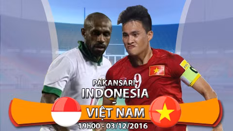 Truc tiep ban ket luot di AFF Cup 2016: Indonesia-Viet Nam