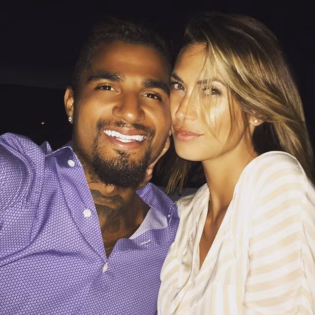Melissa Satta gắn với Kevin Prince Boateng như hình với bóng.