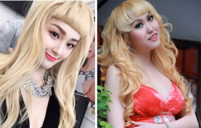 Thậm chí nặng nề hơn, nhiều người còn ví Hạ Vi là bản sao của thảm họa Phi Thanh Vân khi nhuộm mái tóc màu vàng Neon này. Bởi đã từng có thời điểm, “nữ hoàng dao kéo” nhuộm tóc vàng rực và cắt mái ngang giống nữ diễn viên Tấm Cám: Chuyện chưa kể.