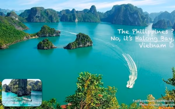 Đây là Vịnh Hạ Long của Việt Nam chứ không phải Philippines.