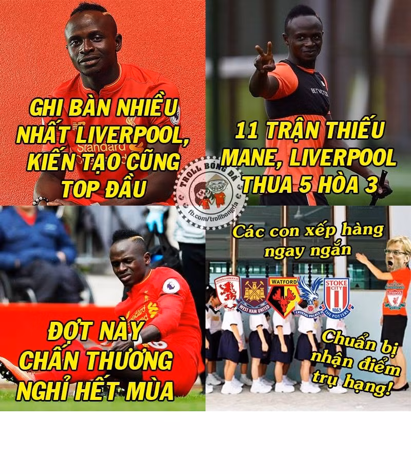 Việc mất Mane cầu thủ đặc biệt quan trọng trong đội hình của Liverpool khiến nhóm các CLB top dưới của Ngoại hạng Anh mừng ra mặt và coi đội chủ sân Anfield là chiếc phao để mình trụ hạng.