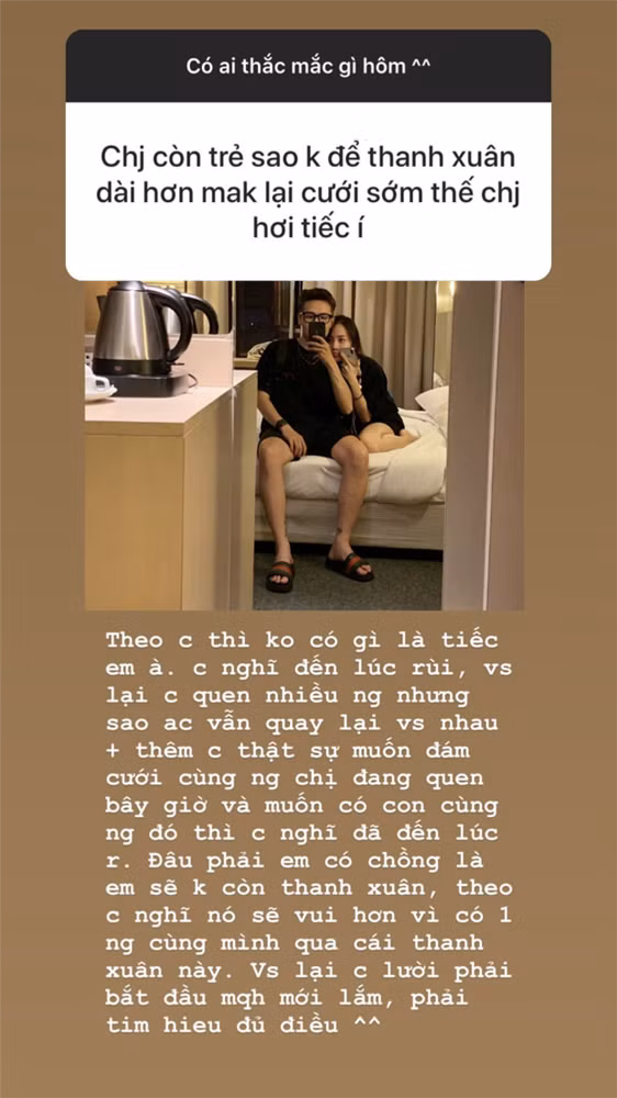 Ai nu Minh Nhua tiet lo ly do lay chong som va ke hoach 
