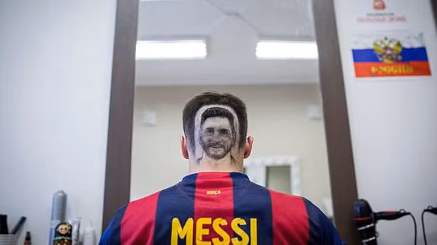 Chân dung Messi được Hvala hoàn thành sau hơn 7 tiếng lao động nghệ thuật miệt mài.