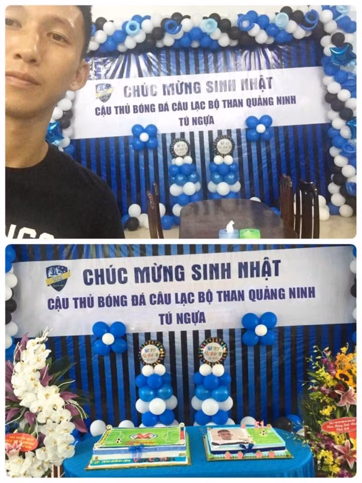Tu Ngua hi hung khoe sinh nhat duoc dong doi to chuc