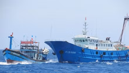 Ngu dan lien tiep bi Trung Quoc uy hiep o Hoang Sa