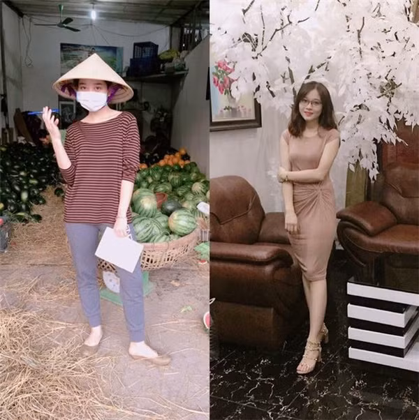 Ở nhà bán hoa quả cho bố mẹ có thể ăn mặc sao cũng được nhưng khi đi ăn buffet phải lộng lẫy ngất trời.