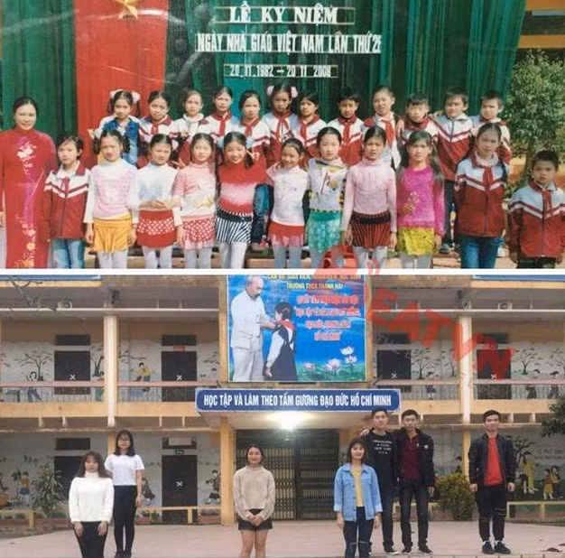 Theo chia sẻ của nickname Tú Nguyễn: "Lúc các bạn liên lạc với nhau hứa Tết này sẽ về họp lớp sau bao năm xa cách. Nhưng thực sự đáng buồn lắm, đơn cử như lớp mình. Hẹn hò về thì đa phần cả lớp nhưng về trường thì đếm trên đầu ngón tay".