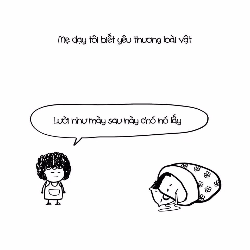 Bộ ảnh nói về những lời răn dạy rất đời thường của mẹ, nhưng lại được "biến tấu" dưới góc độ hài hước.
