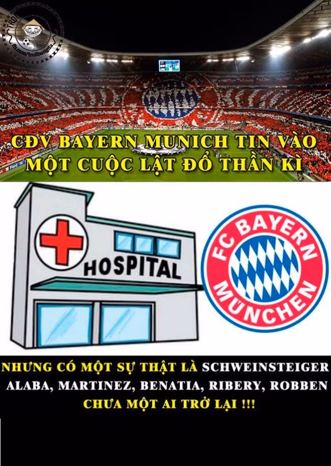Trước trận đấu, các CĐV của Bayern Munich tin tưởng vào một chiến thắng nhưng ít ai nghĩ rằng Hùm Xám Bayern lại có thể ghi nhiều bàn thắng đến thế vào lưới Porto.