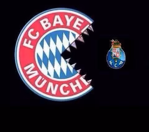 Cư dân mạng nghĩ đến trò chơi pacman sau trận đại chiến giữa Bayern Munich và Porto.