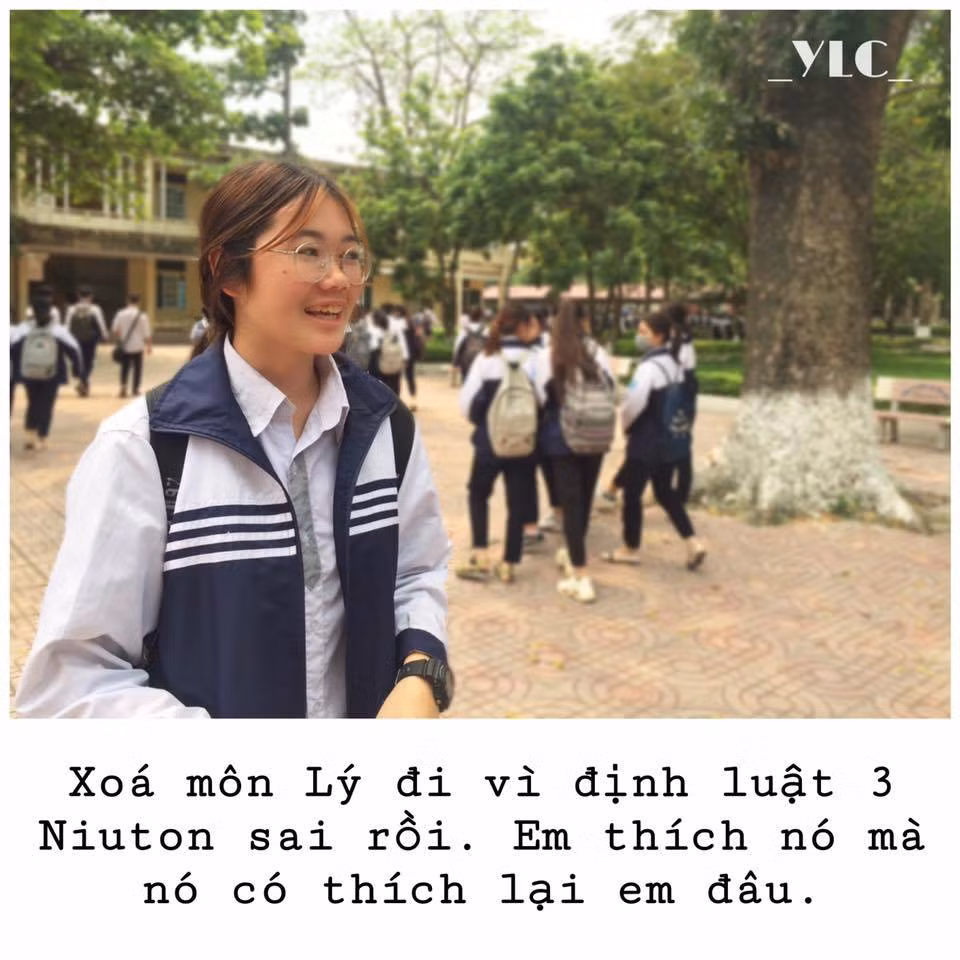 Xóa bỏ môn Vật lý vì định luật 3 Niuton không tồn tại là cách trả lời cực bá đạo của nữ sinh này.