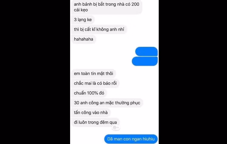 Thông tin Khá Bảnh bị bắt được dân mạng đăng tải ngay tối 1/4.