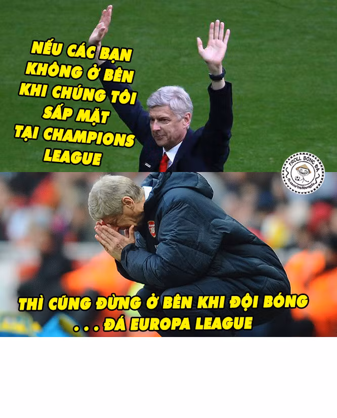 Bức ảnh chế câu nói quen thuộc của fan Arsenal được nhiều dân mạng đăng tải trên mạng xã hội trong ít giờ qua.