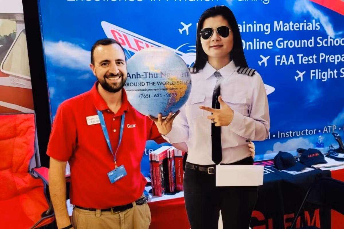 Năm 2017, Anh Thu đã trở thành giảng viên của trường đào tạo phi công AOPA tại bang Maryland, Mỹ.