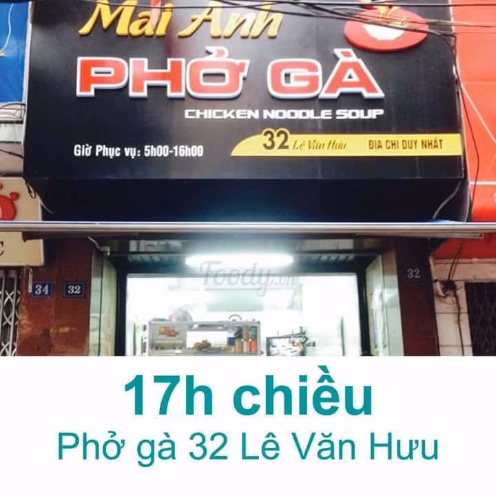 Phở Gà Lê Văn Hưu.