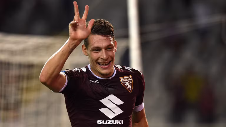Real có sao Torino ngay tháng Giêng: Theo tin chuyển nhượng bóng đá mới nhất từ Calcio, Chủ tịch Urbano Cairo mới đây tiết lộ rằng ông đã tính đến chuyện bán Andrea Belotti cho Real Madrid. Tiền đạo người Italia này còn được đội bóng thành Turin cài điều khoản phá vỡ hợp đồng lên tới 100 triệu euro. Ảnh: Calcio