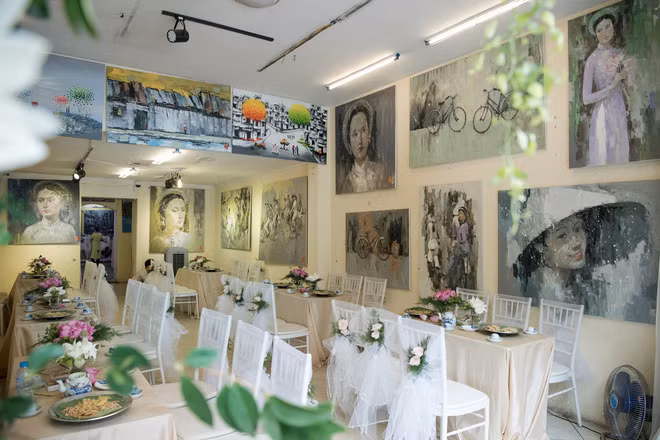 Chính sự trau chuốt trong từng chi tiết đã đem đến một đám hỏi cực đẹp của cô dâu phố cổ Hồng Nhung.