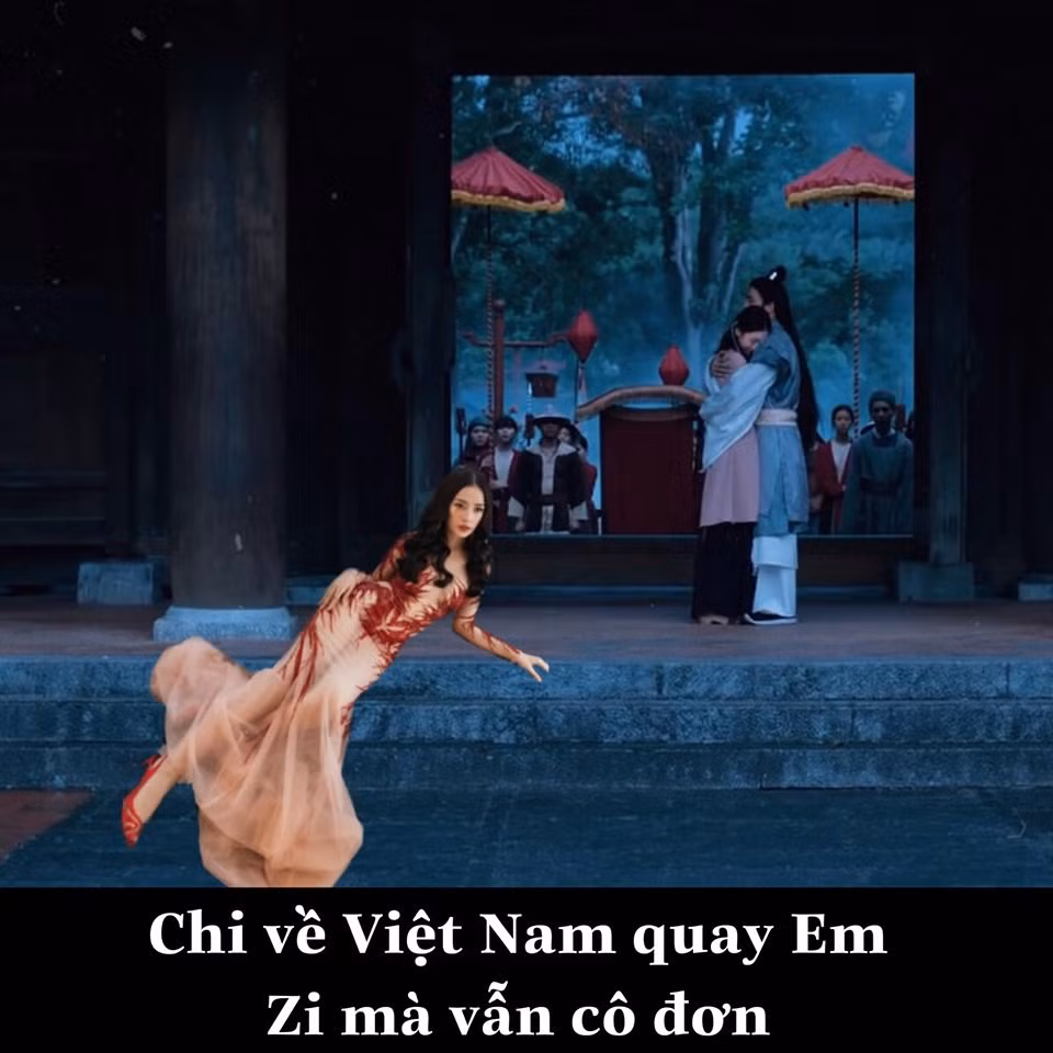 Về Việt nam Chi Pu được fan đón tiếp nhưng vẫn cô đơn.
