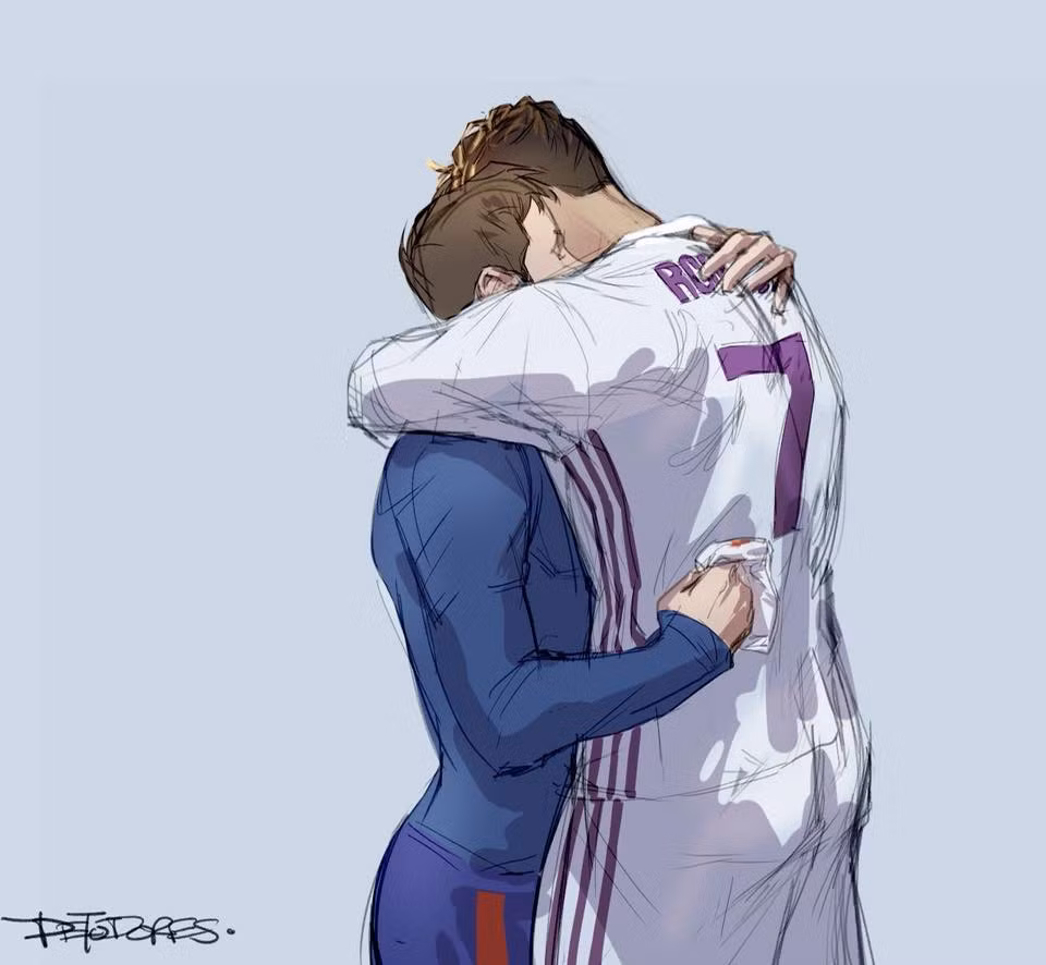 Sự đồng cảm của Messi và Ronaldo khi rời World Cup.