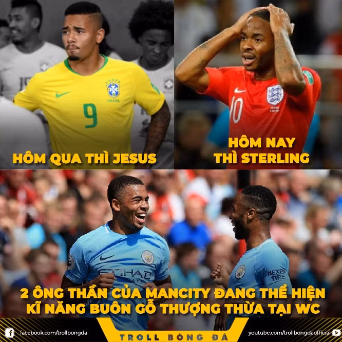 Sự vô duyên của Sterling còn "lây truyền" sang đồng đội cùng CLB Man City của anh là Jesus khi cầu thủ này cũng tỏ rõ sự "kém duyên" của mình trong màu áo của ĐT Brazil.
