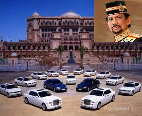 Bộ siêu tập xe của Quốc vương Brunei.