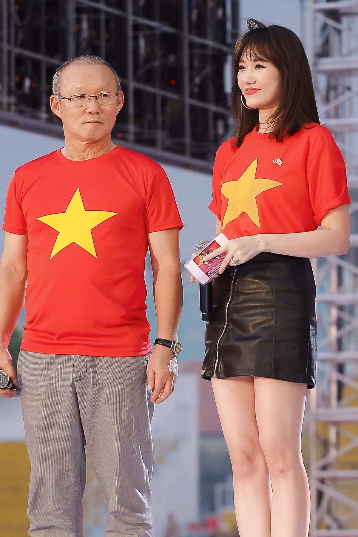 Hari Won trở thành ứng cử viên sáng giá cho chiếc ghế trợ lý ngôn ngữ của HLV Park tại AFF Cup 2018.