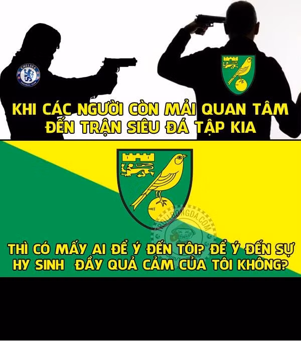 Để cứu Chelsea khỏi một trận thua nữa đó là sự hy sinh quên mình của Norwich. Đối thủ đã nhẫn nhịn để giúp Chelsea được nở nụ cười.