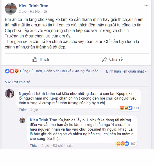 Quản lý của Bùi Tiến Dũng lên tiếng.