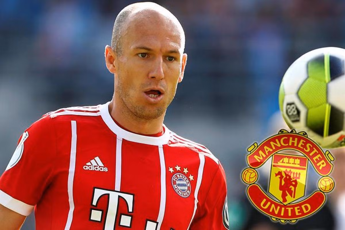 Theo Manchester Evening News, tiền đạo Arjen Robben có thể sẽ gia nhập M.U vào mùa Hè này. Ảnh: Manchester Evening News