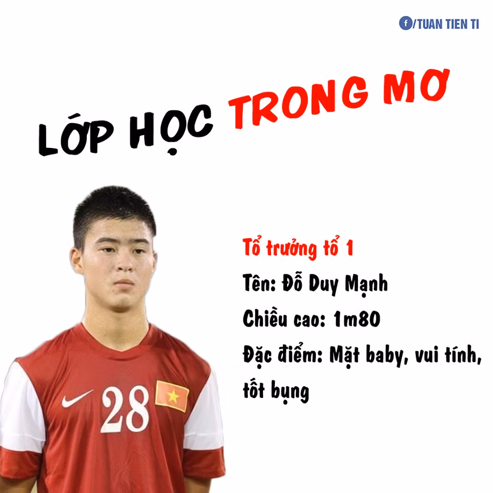 Tổ trưởng tổ 1 là Duy Mạnh với vẻ mặt dễ thương nhưng khá cục cằn.