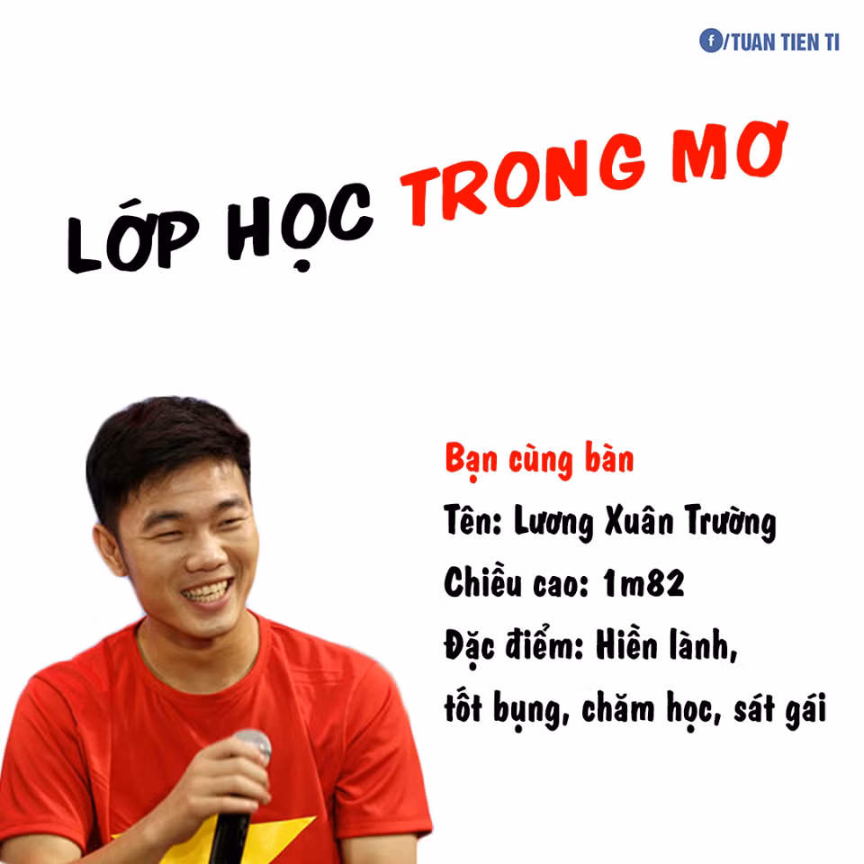 Cậu bạn cùng bàn Xuân Trường với đức tính, tốt bụng, chăm học và đặc biệt giỏi tiếng Hàn Quốc.