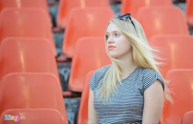 Ekaterina vô cùng xinh đẹp và duyên dáng ngay cả khi đang mang bầu. Ảnh: Zing.