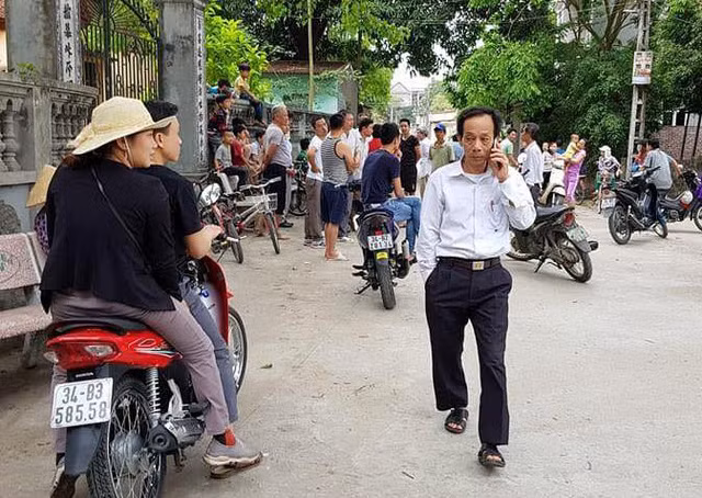 Trưởng công an xã Ngọc Liên khẳng định, không có chuyện bắt cóc trẻ con. Ảnh: Ngoc Hoang Nguyen